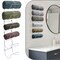 Sorbus Metal Wall Mounted Bathroom Towel Rack - Organizer for Towels, Washcloths, Hand Towels, Linens, Ideal for Bathroom, Spa, Salon